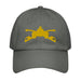U.S. Army Armor Branch Embroidered Under Armour® Dad Hat Tactically Acquired Grey  