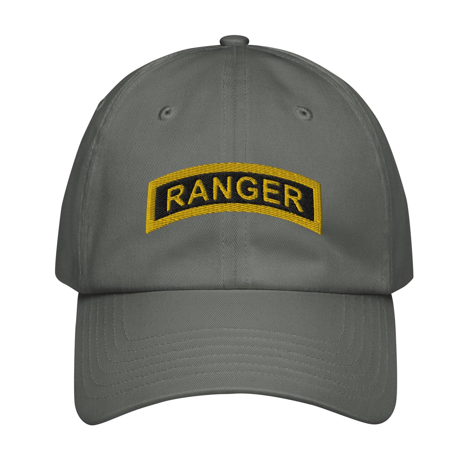U.S. Army Ranger Tab Embroidered Under Armour® Dad Hat Tactically Acquired Grey  