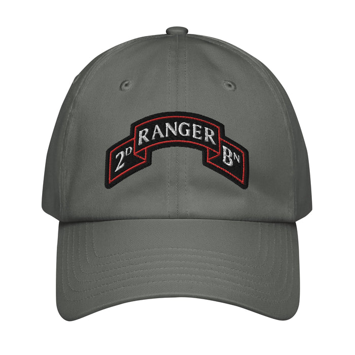 2d Ranger Battalion Tab Embroidered Under Armour® Dad Hat Tactically Acquired Grey  