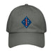 1st Marine Division Embroidered Under Armour® Dad Hat Tactically Acquired Grey  