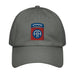 82nd Airborne Division Embroidered Under Armour® Dad Hat Tactically Acquired Grey  