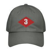 NMCB-3 Beep Embroidered Under Armour® Dad Hat Tactically Acquired Grey  