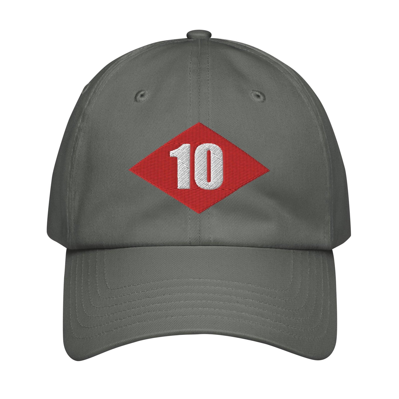 NMCB-10 Beep Embroidered Under Armour® Dad Hat Tactically Acquired Grey  