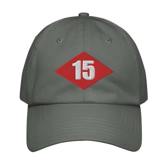 NMCB-15 Beep Embroidered Under Armour® Dad Hat Tactically Acquired Grey  