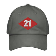 NMCB-21 Beep Embroidered Under Armour® Dad Hat Tactically Acquired Grey  