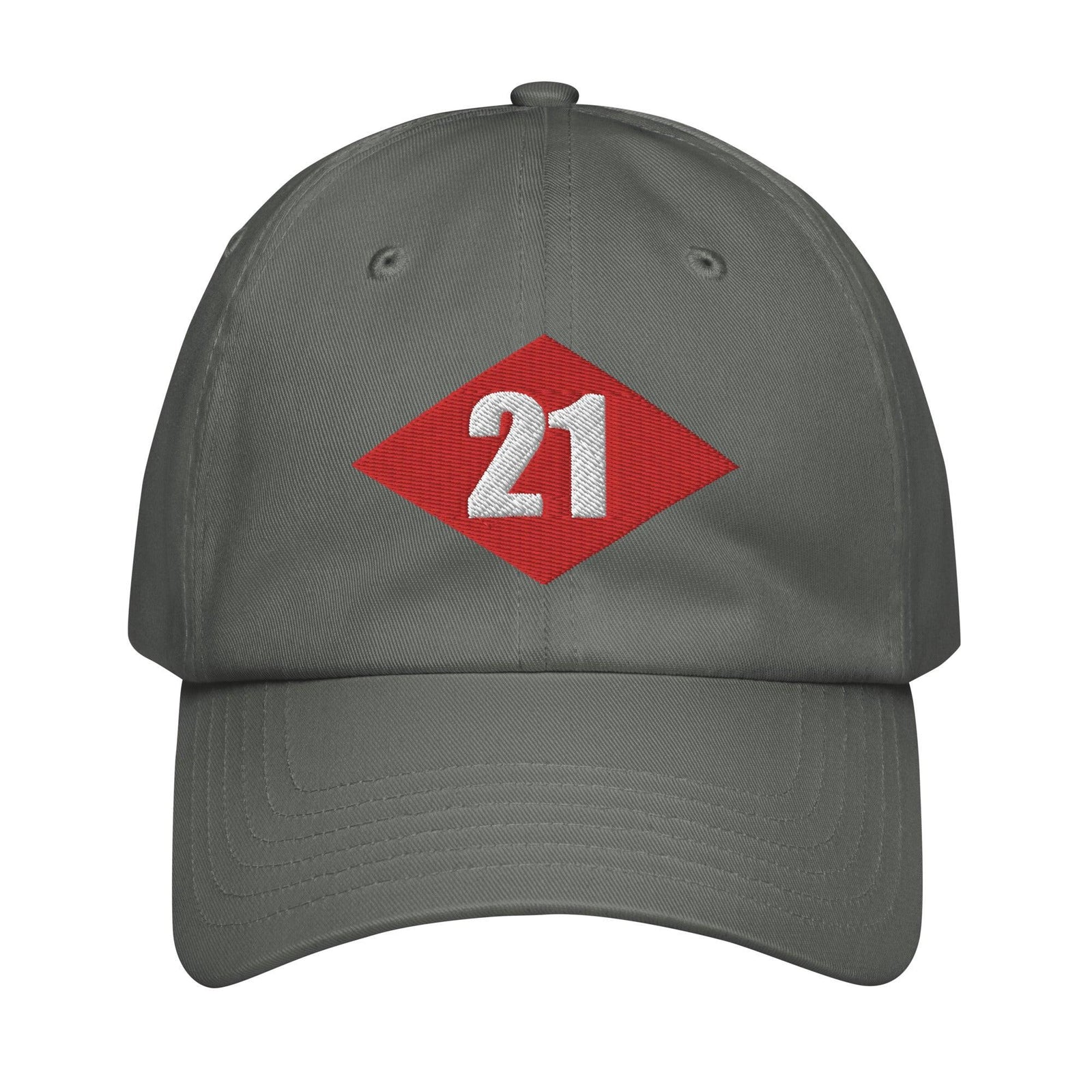 NMCB-21 Beep Embroidered Under Armour® Dad Hat Tactically Acquired Grey  