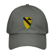 U.S. Army 1st Cavalry Division Under Armour® Dad Hat Tactically Acquired Grey  