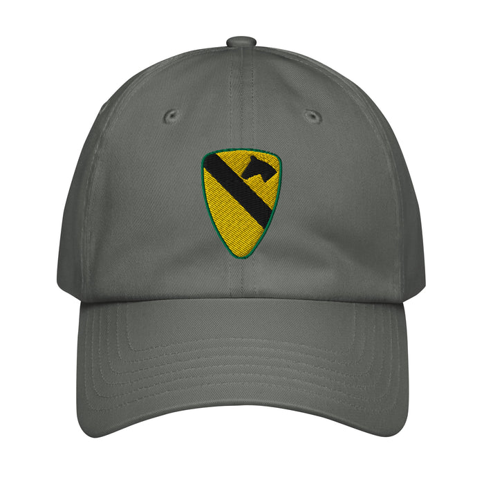 U.S. Army 1st Cavalry Division Under Armour® Dad Hat Tactically Acquired Grey  