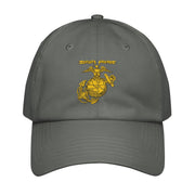 U.S. Marine Corps Embroidered 1936 EGA Under Armour® Dad Hat Tactically Acquired Grey  