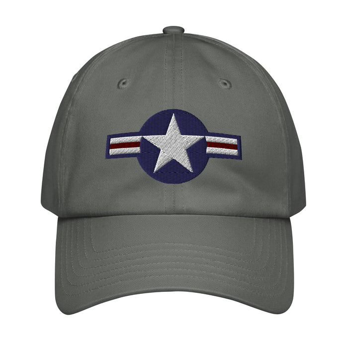 U.S. Air Force Roundel Embroidered Under Armour® Dad Hat Tactically Acquired Grey  