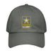 U.S. Army Embroidered Under Armour® Dad Hat Tactically Acquired Grey  