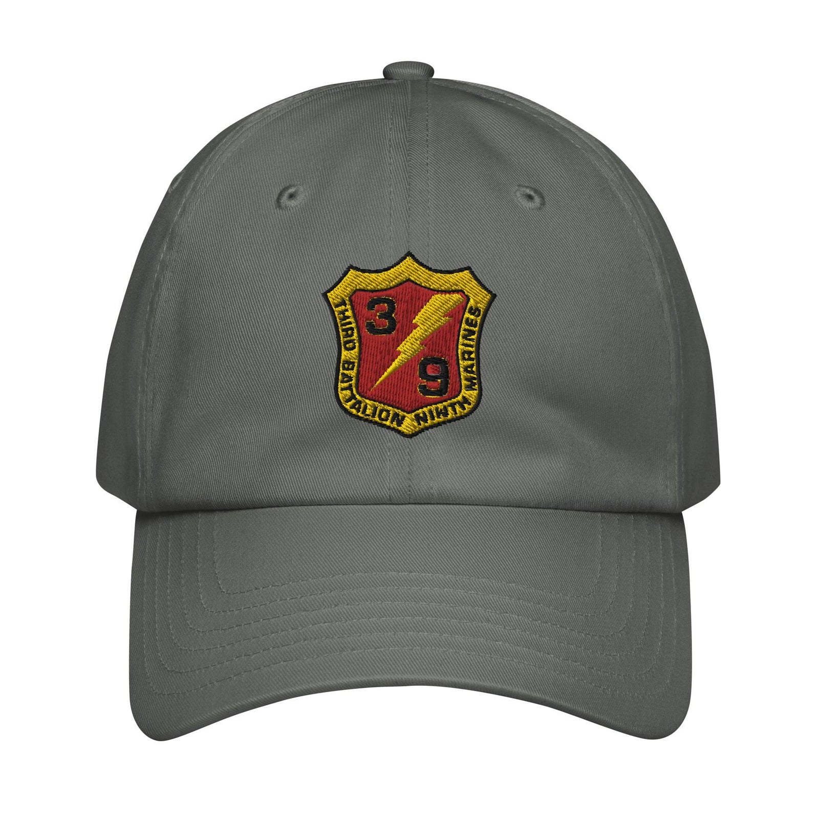 3/9 Marines Embroidered Under Armour® Dad Hat Tactically Acquired Grey  