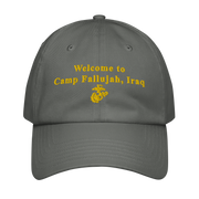 Welcome to Camp Fallujah Iraq USMC Under Armour® Hat Tactically Acquired Grey  