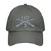 3-187 Infantry Regiment Embroidered Under Armour® Dad Hat Tactically Acquired Grey