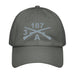 A CO. 3-187 INF RGT Embroidered Under Armour® Dad Hat Tactically Acquired Grey