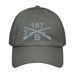 B CO. 3-187 INF RGT Embroidered Under Armour® Dad Hat Tactically Acquired Grey