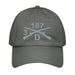 D CO. 3-187 INF RGT Embroidered Under Armour® Dad Hat Tactically Acquired Grey