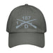 D Co. 1-187 Infantry Embroidered Under Armour® Dad Hat Tactically Acquired Grey