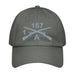 A Co. 1-187 Infantry Embroidered Under Armour® Dad Hat Tactically Acquired Grey