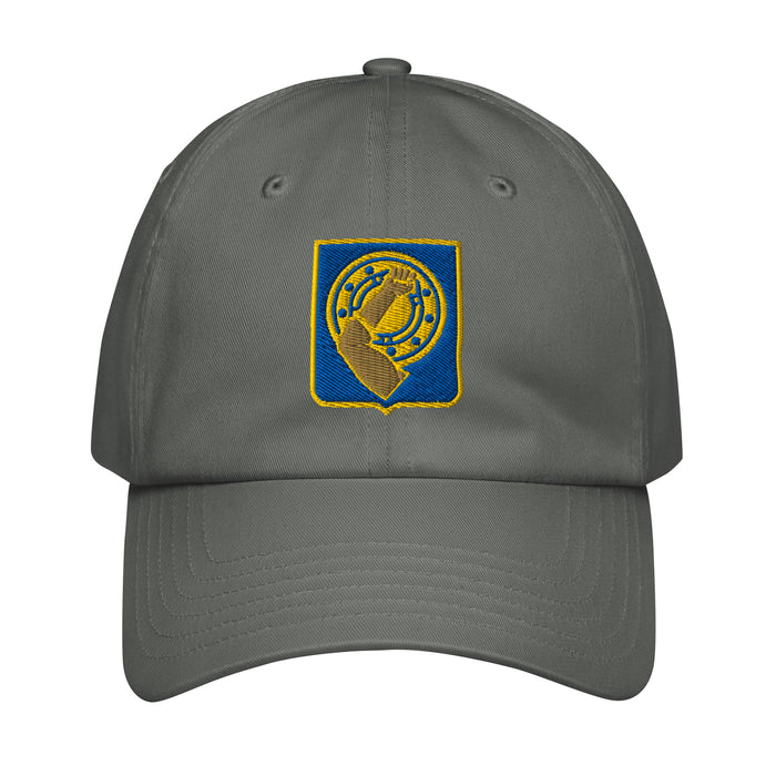 34th Armor Regiment Embroidered Under Armour® Dad Hat Tactically Acquired Grey