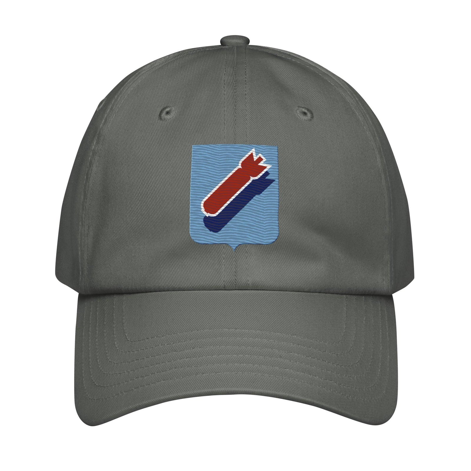 381st Bomb Group Embroidered Under Armour® Dad Hat Tactically Acquired Grey