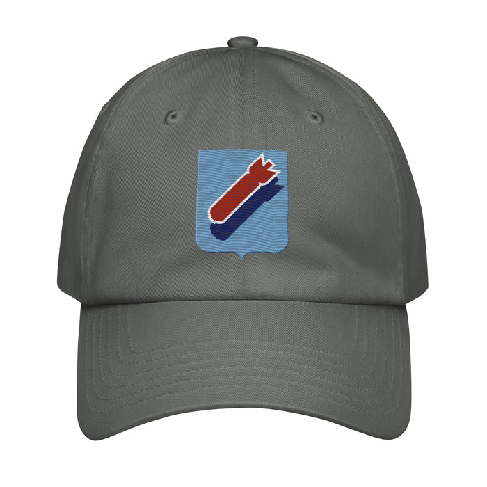 381st Bomb Group Embroidered Under Armour® Dad Hat Tactically Acquired Grey