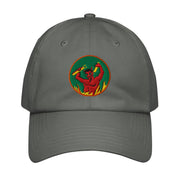 555th Bomb Squadron Embroidered Under Armour® Dad Hat Tactically Acquired Grey