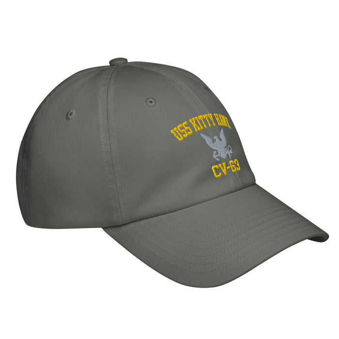 USS Kitty Hawk (CV-63) Embroidered Under Armour® Dad Hat Tactically Acquired   