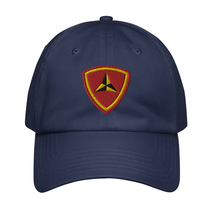 3rd Marine Division Embroidered Under Armour® Dad Hat Tactically Acquired Navy  