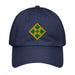 4th Infantry Division Embroidered Under Armour® Dad Hat Tactically Acquired Navy  