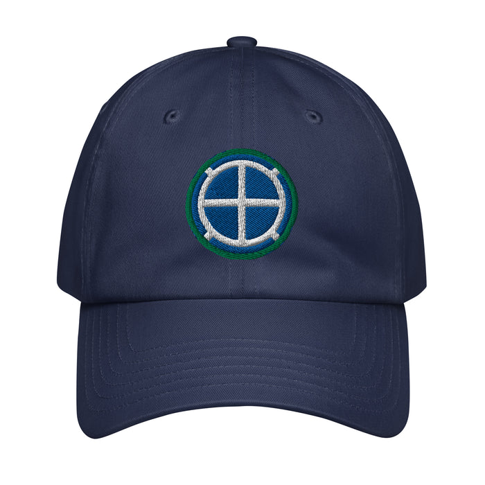 35th Infantry Division Embroidered Under Armour® Dad Hat Tactically Acquired Navy  