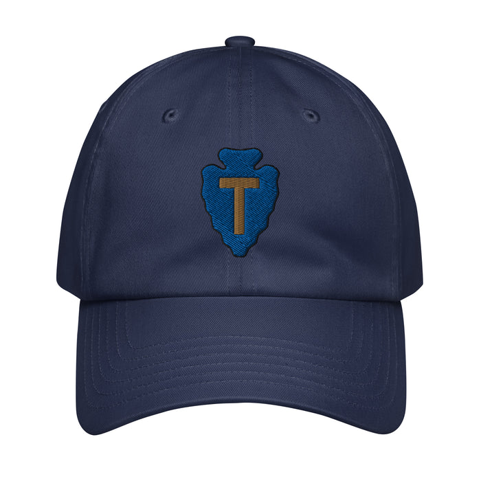 36th Infantry Division Embroidered Under Armour® Dad Hat Tactically Acquired Navy  