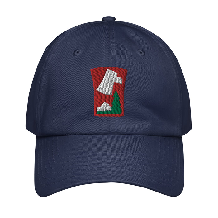 70th Infantry Division Embroidered Under Armour® Dad Hat Tactically Acquired Navy  