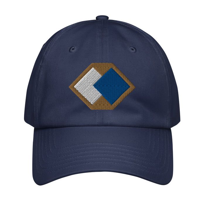 96th Infantry Division Embroidered Under Armour® Dad Hat Tactically Acquired Navy  