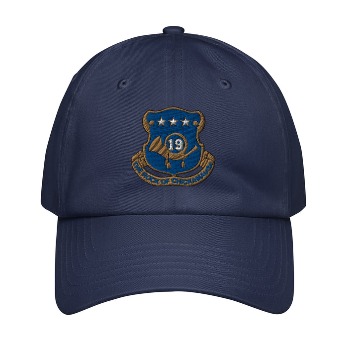 19th Infantry Regiment Embroidered Under Armour® Dad Hat Tactically Acquired Navy  