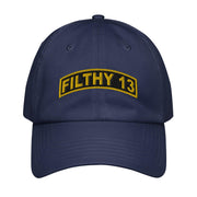 Filthy 13 WW2 Legacy Embroidered Under Armour® Dad Hat Tactically Acquired Navy  