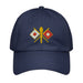 U.S. Army Signal Corps Embroidered Under Armour® Dad Hat Tactically Acquired Navy  