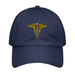 U.S. Army Veterinary Corps Embroidered Under Armour® Dad Hat Tactically Acquired Navy  