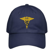 U.S. Army Medical Specialist Corps Embroidered Under Armour® Dad Hat Tactically Acquired Navy  