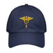 U.S. Army Medical Specialist Corps Embroidered Under Armour® Dad Hat Tactically Acquired Navy  