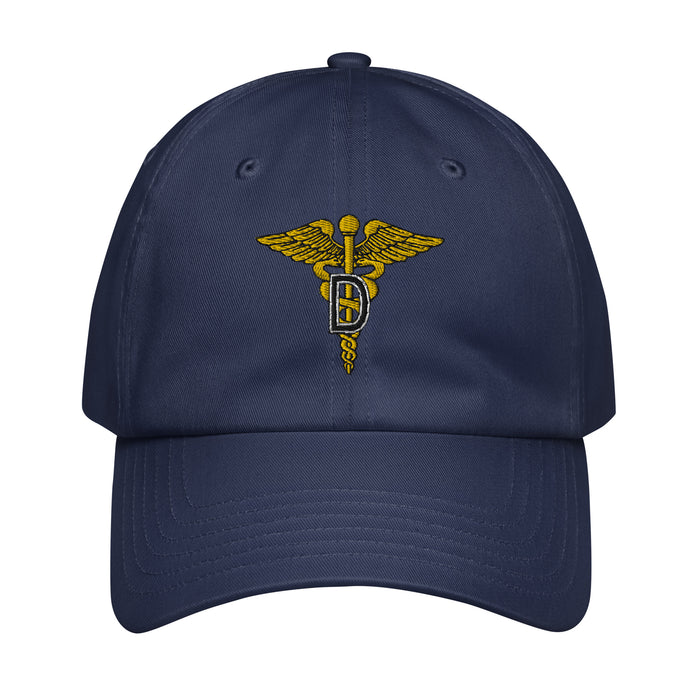 U.S. Army Dental Corps Embroidered Under Armour® Dad Hat Tactically Acquired Navy  