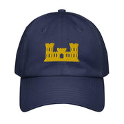 U.S. Army Corps of Engineers Embroidered Under Armour® Dad Hat Tactically Acquired Navy  