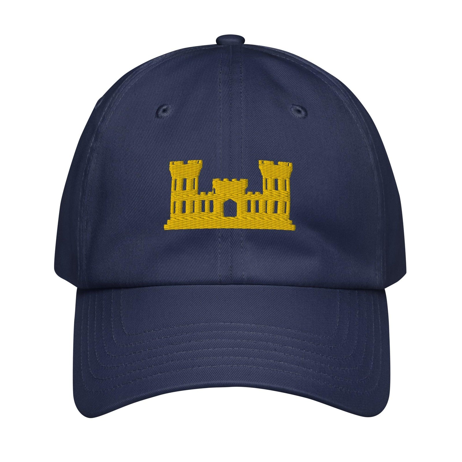 U.S. Army Corps of Engineers Embroidered Under Armour® Dad Hat Tactically Acquired Navy  