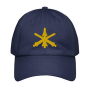 U.S. Army Air Defense Artillery Embroidered Under Armour® Dad Hat Tactically Acquired Navy  