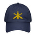 U.S. Army Air Defense Artillery Embroidered Under Armour® Dad Hat Tactically Acquired Navy  