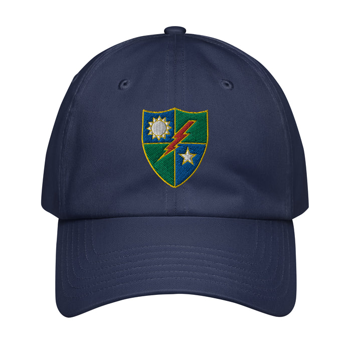 75th Ranger Regiment Embroidered Under Armour® Dad Hat Tactically Acquired Navy  