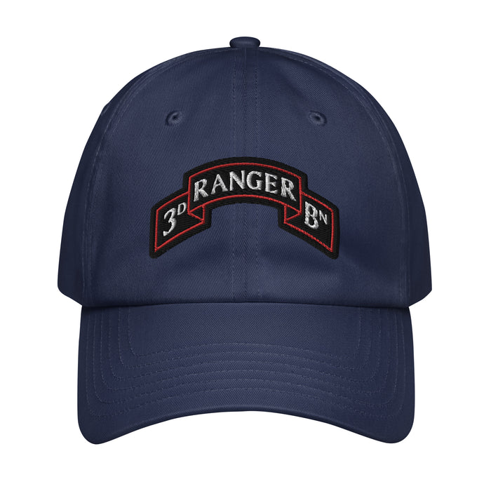 3d Ranger Battalion Tab Embroidered Under Armour® Dad Hat Tactically Acquired Navy  