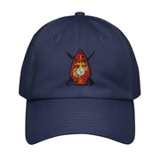 1/8 Marines Embroidered Under Armour® Dad Hat Tactically Acquired Navy  
