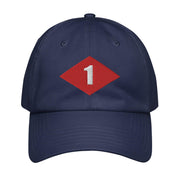 NMCB-1 Beep Embroidered Under Armour® Dad Hat Tactically Acquired Navy  