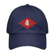 NMCB-4 Beep Embroidered Under Armour® Dad Hat Tactically Acquired Navy  